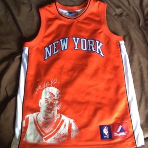 RARE Knicks #3 Stephon Marbury youth jersey